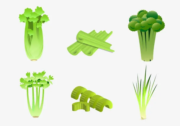 素菜绿色素材免抠