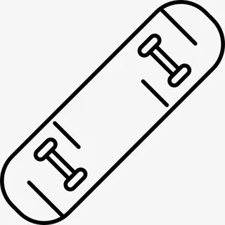 滑板下方图标免抠