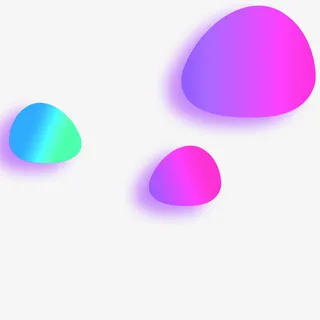 紫色梦幻花瓣圆圈效果元素免抠