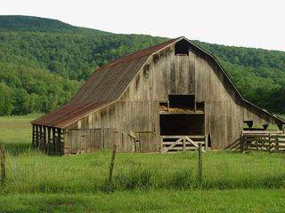 绿色山村木屋免抠