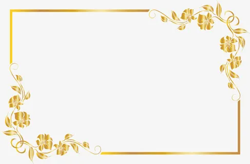 金色树藤线条免抠