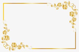 金色树藤线条免抠