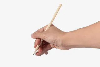 错误握笔姿势免抠