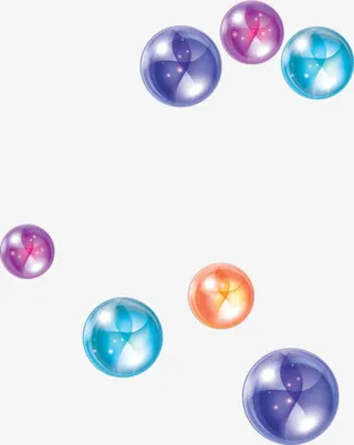 圆球背景装饰免抠