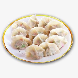 饺子蒸饺png图片免抠