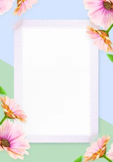 春天情人节三月你好黄色小清新花卉海报高清