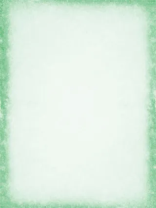 绿色唯美简约场景边框免抠