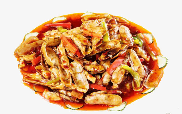 香辣蛏子免抠