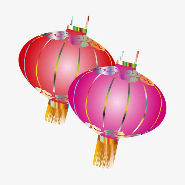 手绘灯笼免抠