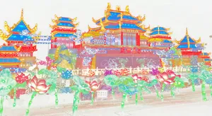 新春灯会装饰素材免抠