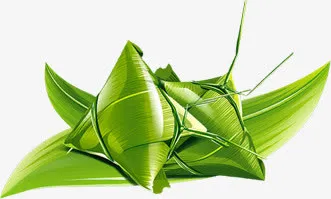 绿色高清粽子食物端午清新免抠