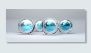 科技 水晶球 青色高清