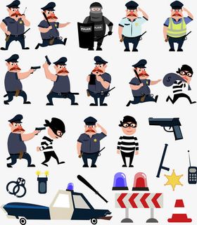 警察小偷免抠