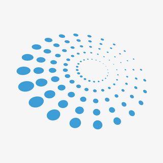 科技数码创意飞跃圆点图案免抠