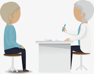 医生与病人免抠