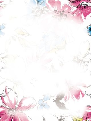 妇女节手绘花底海报素材高清