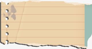 怀旧复古破旧撕裂纸免抠