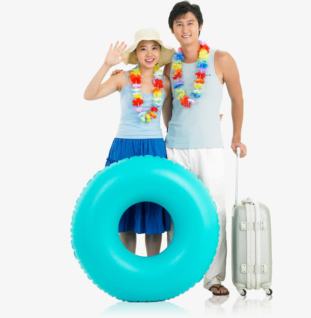 夏天游泳圈免抠