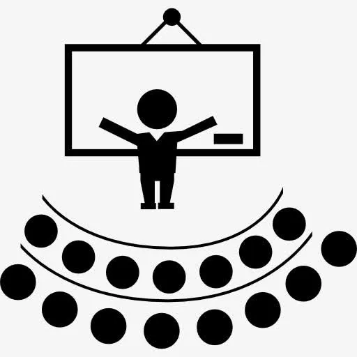 老师讲课前听觉图标免抠