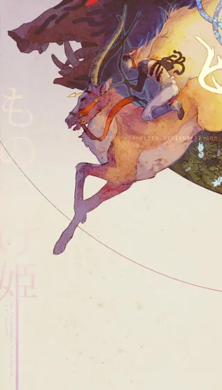 油画风格人物造型神兽免抠