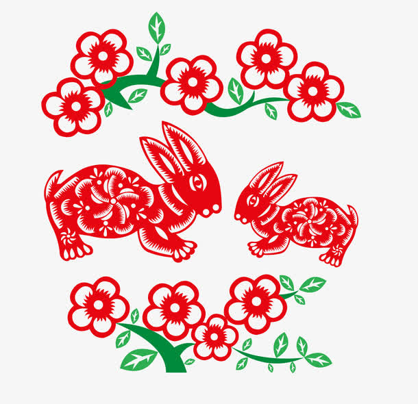 窗纸剪纸免抠