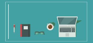 清新扁平商务办公简约banner高清