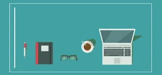 清新扁平商务办公简约banner高清