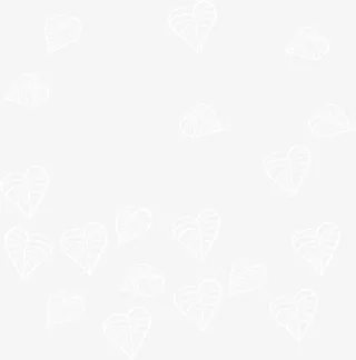 手绘黑色叶子免抠