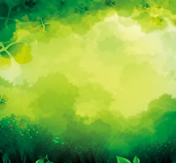 绿色水彩晕染海报背景高清