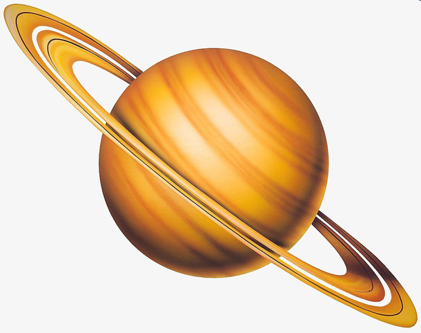 黄色的木星免抠