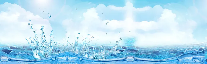 清爽淘宝海报背景高清