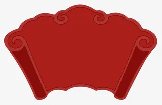 红色的边框免抠