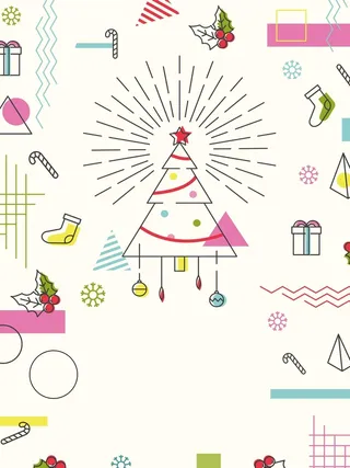 圣诞节创意个性party广告高清