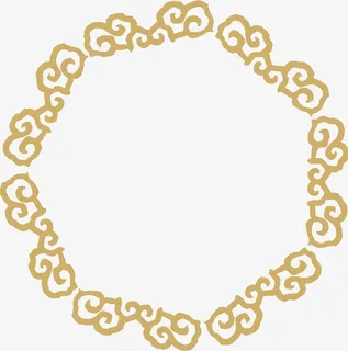 中国风图纹画免抠