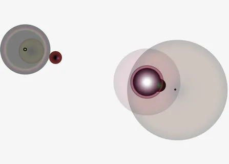 手绘黑色光圈免抠