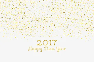 矢量金色彩带免抠