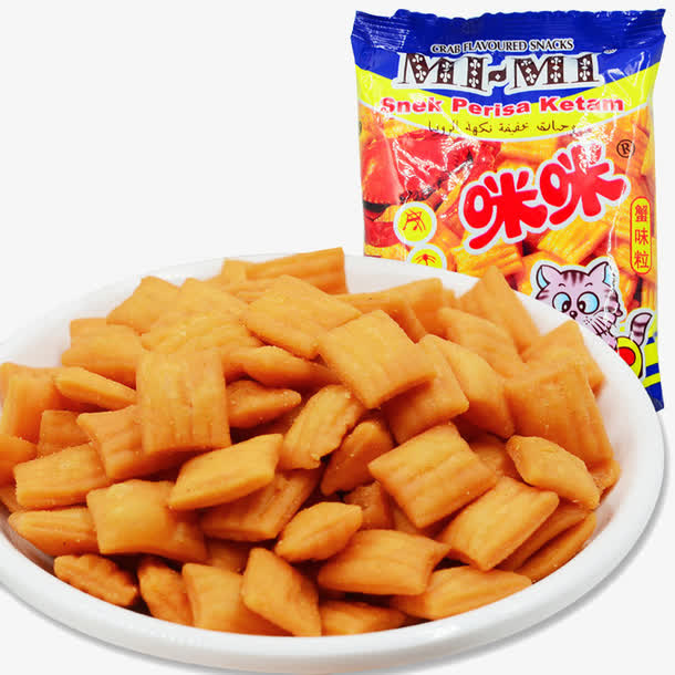 咪咪虾条蟹味粒免抠