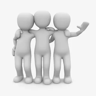 三个好朋友免抠