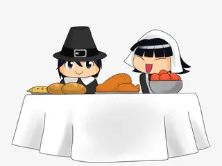 感恩节聚餐免抠