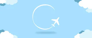 简洁白色飞机背景高清