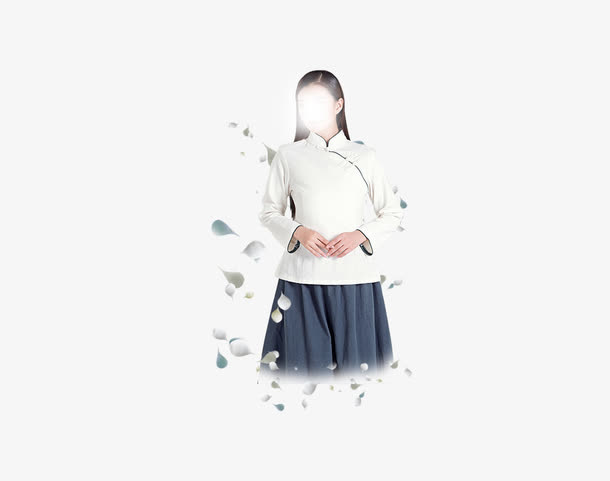 复古女装素材免抠