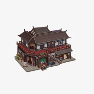 两层制衣铺子免抠