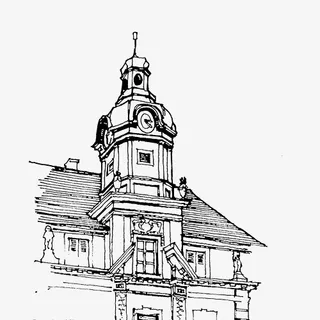 城市建筑简笔免抠