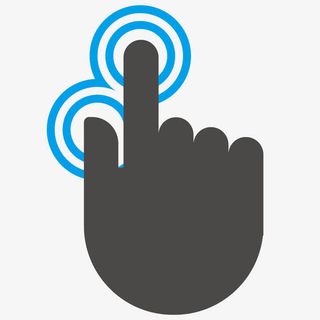 双指拇指食指点击免抠