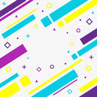 彩色活动漂浮碎片免抠