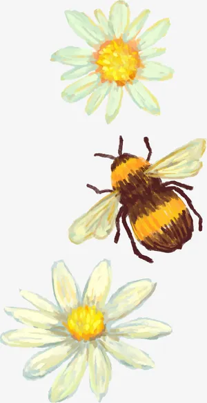 蜜蜂蜂蜜装饰元素免抠