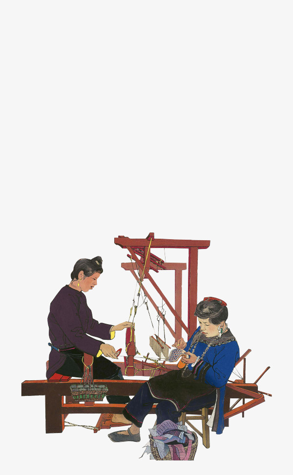 传统工艺 织纺免抠