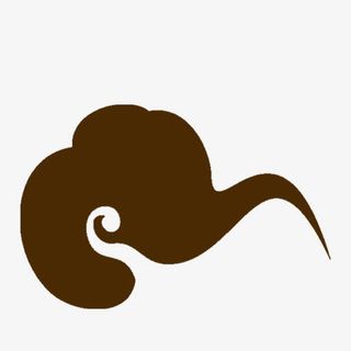 简约祥云图案免抠