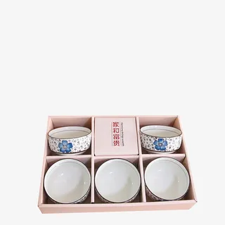 高档包装礼盒套碗免抠