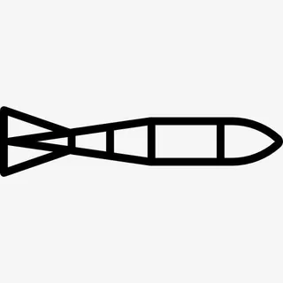 潜艇鱼雷图标免抠